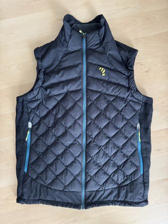 Herren Daunenweste blau Gr. L Karpos Primaloft