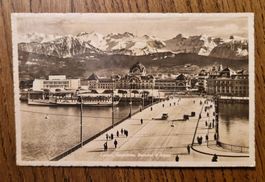 Luzern, Seebrücke, Oldtimer 1941