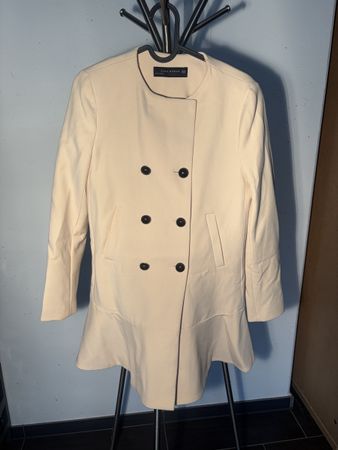 Zara Woman Mantel beige Grösse XS