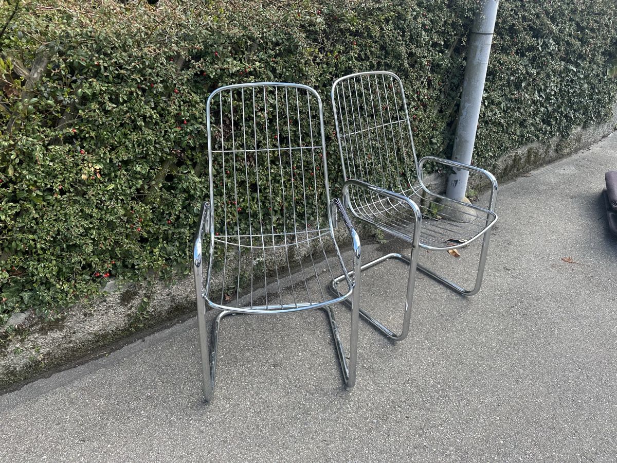 Sedie: Freischwinger Stühle von Gastone Rinaldi – Usato da Zürich venduto da inf_995m 4