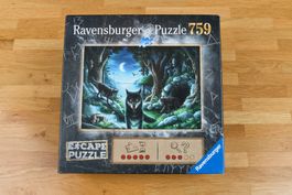 Ravensburger Escape Puzzle, „Das Wolfsrudel“, 759 Teile