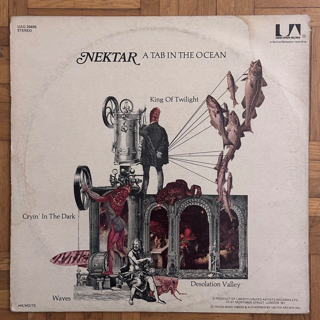 Dischi in vinile: LP - Nektar -  A Tab In The Ocean – Usato da Breganzona venduto da Onairda75 1
