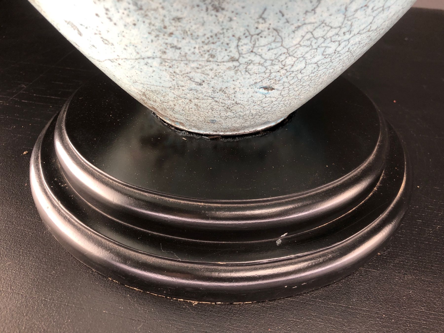 Vasi & Recipienti: Einzigartige Vase, Blau, mit Sockel, Gross, H: 39cm – Usato da Laufenburg venduto da industrial-silence 5