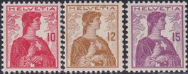 1909 Nr.120-122 (Brustbild II) tadellos postfrisch Kat:130.-