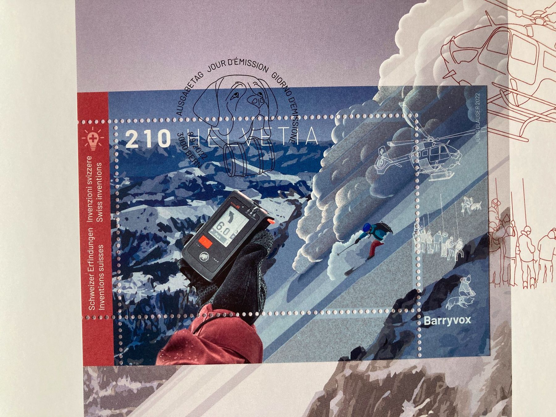 Tutti i francobolli: Sammelfolder mit Barryvox Briefmarke – Nuovo (secondo la descrizione) da Lütisburg venduto da wiesenpippau