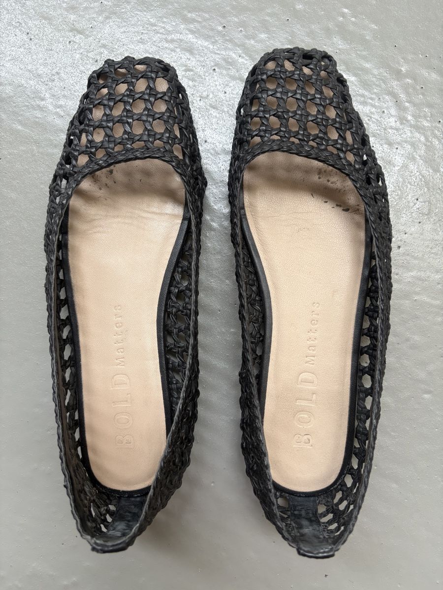 Damenschuhe: Schwarze Ballerinas (Bold Matters) – Neu (gemäss Beschreibung) aus Zürich von selii