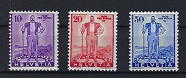 1936 Pro Patria Einzellmarken postfrisch ** 15218