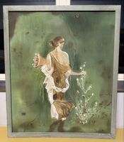 Original gemalte signiert Bild