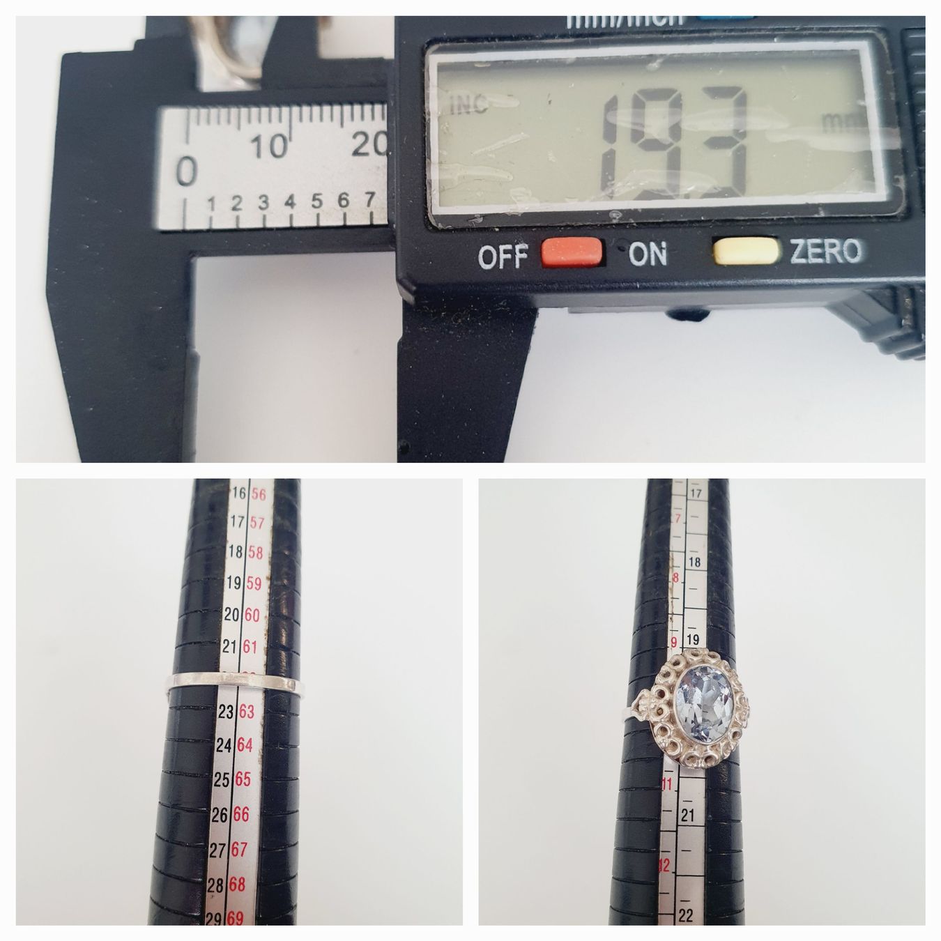 Anelli: Jungendstil ? Silberring mit blauer Stein 835er Gr. 19,3mm – Usato da Kreuzlingen venduto da Wunderkiste123 9