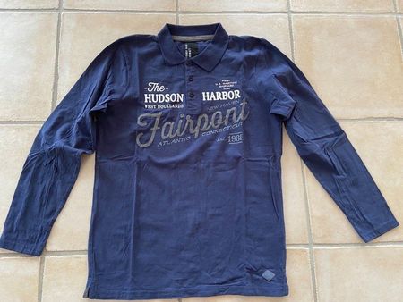 Neuwertiges Langarm-Poloshirt in Grösse M