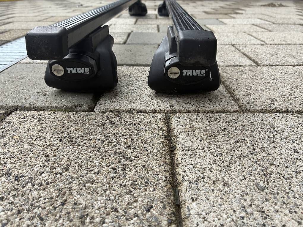 Thule Portapacchi: Thule Dachträger Rapid 754 - offene Reling – Usato da Thun venduto da Flake1010 3