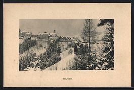 AK Trogen, Ortsansicht im Schnee