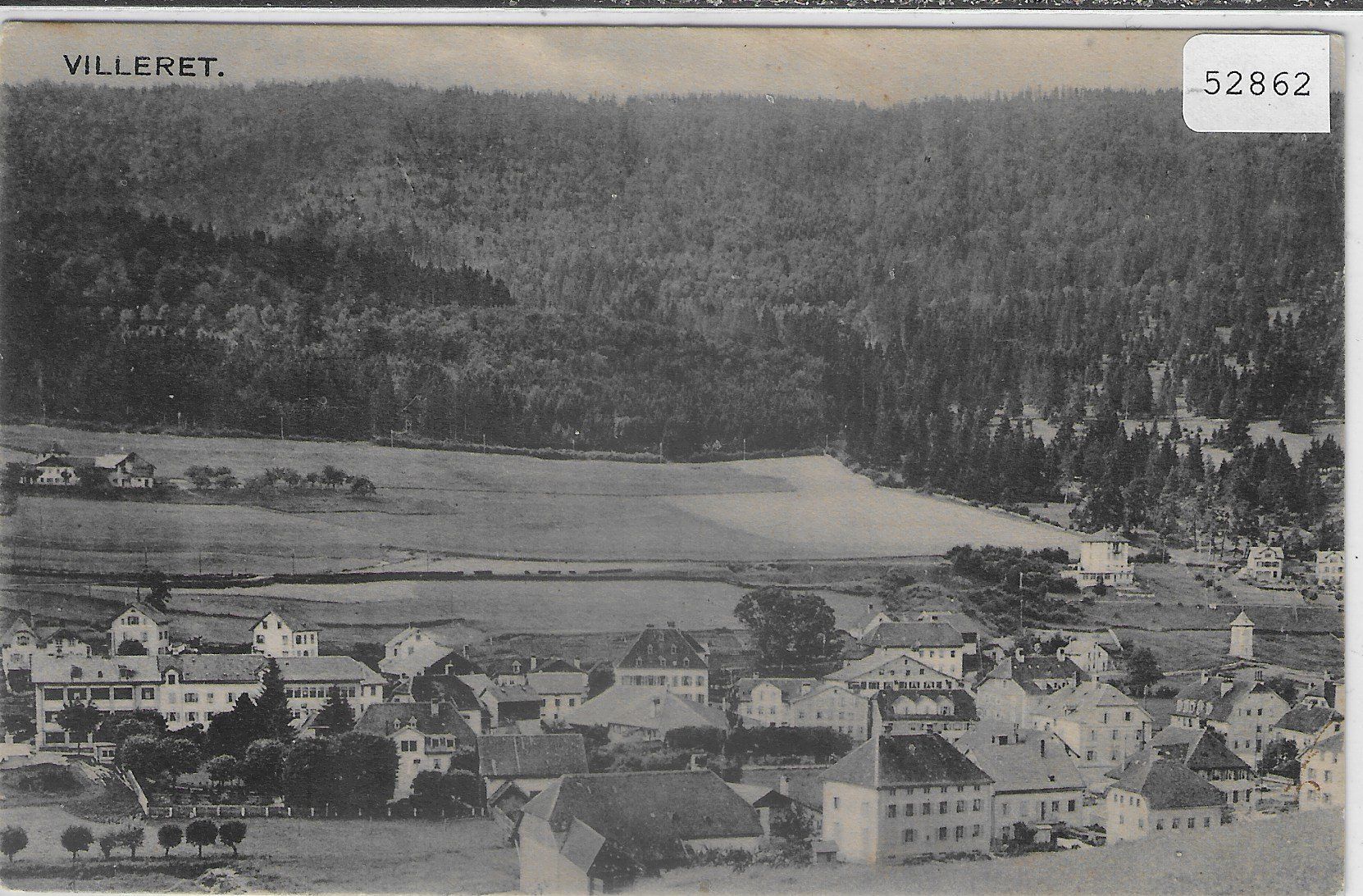 Cartoline postali: Villeret - Vue generale – Usato da Ettingen venduto da Kartenplanet
