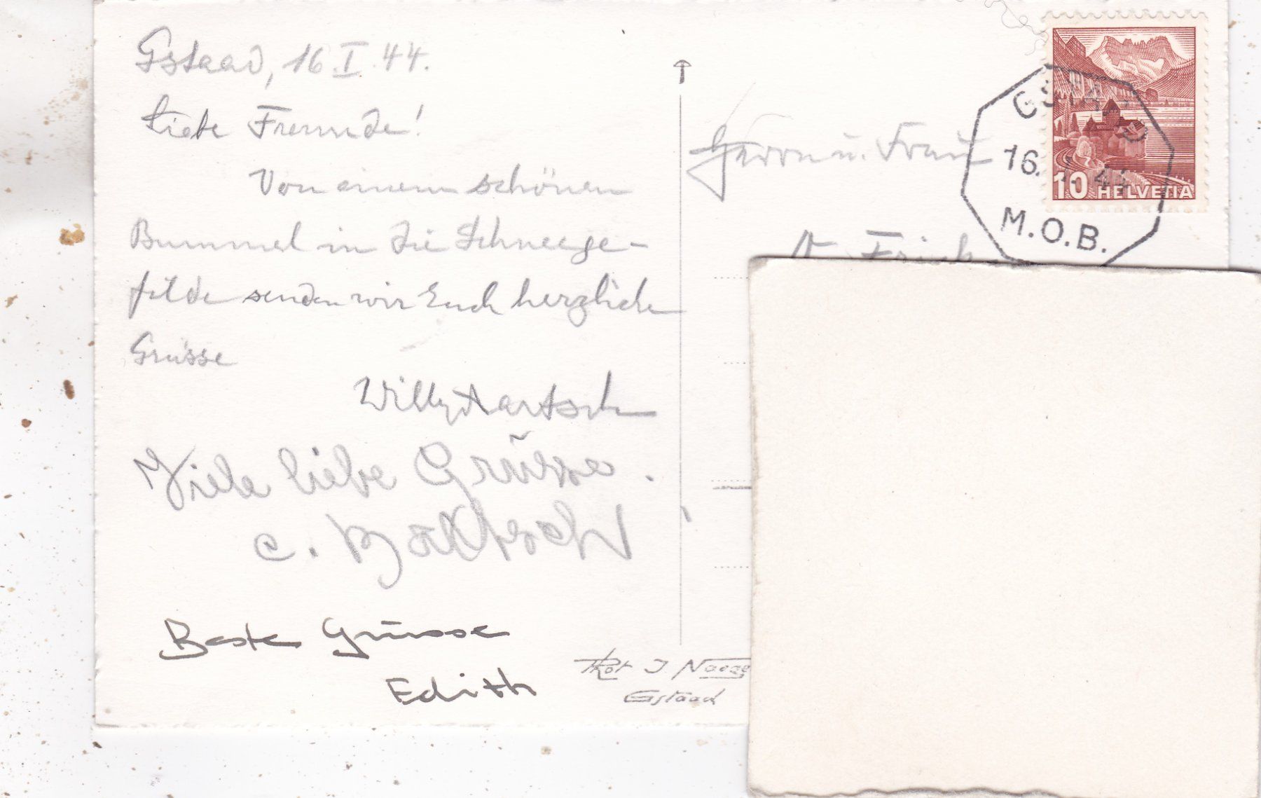 Cartes postales: Gstaad 1944 – D'occasion à Herisau par Lisegrat2008 1
