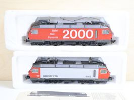 ROCO 2 x SBB Re 4/4 E-Lok - DC H0 Doppelpack
