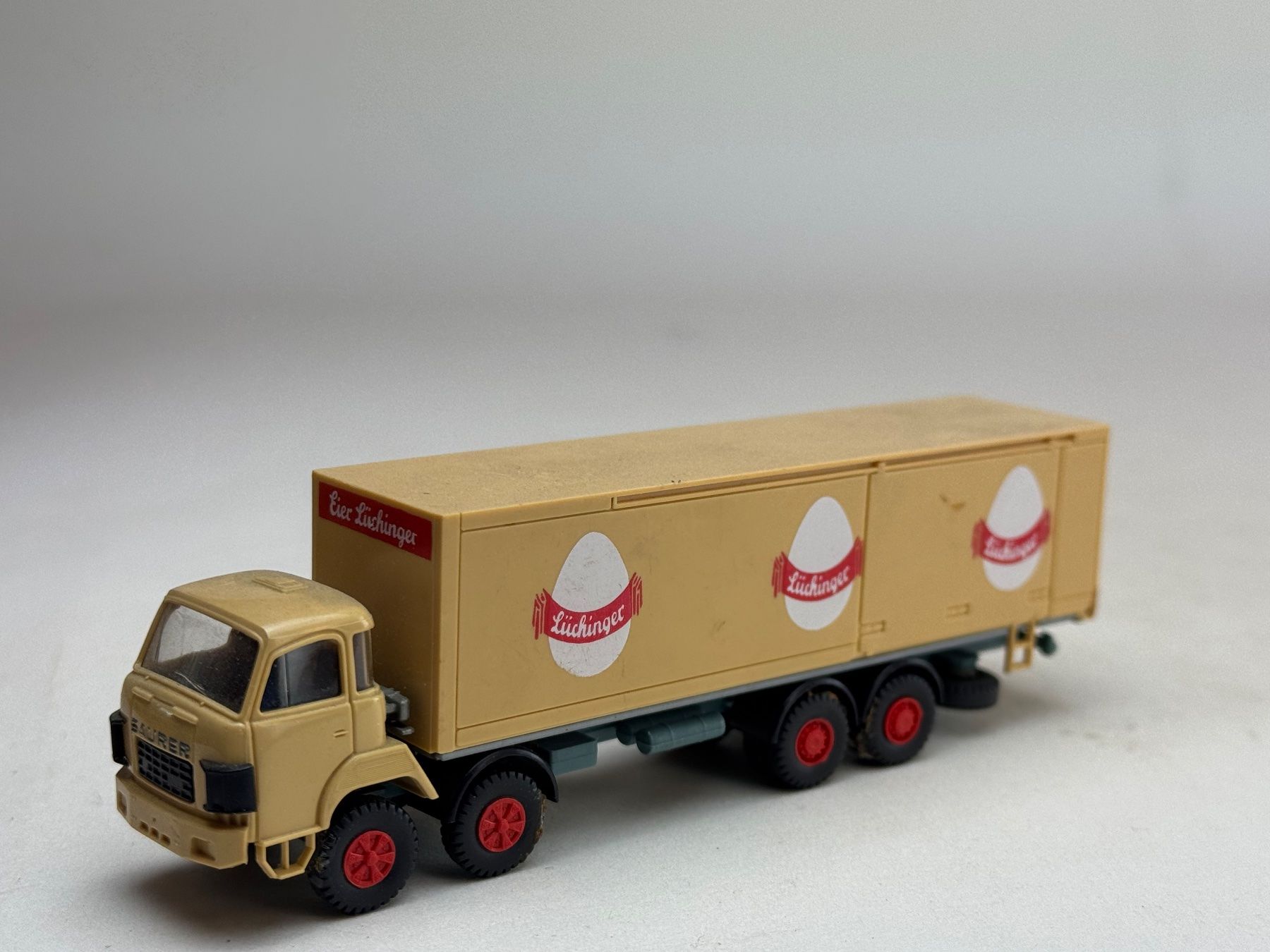 Roskopf Modellini d'auto: RA- Roskopf Koffer LKW Lüchinger Eier – Usato da Elm venduto da Wikmtz