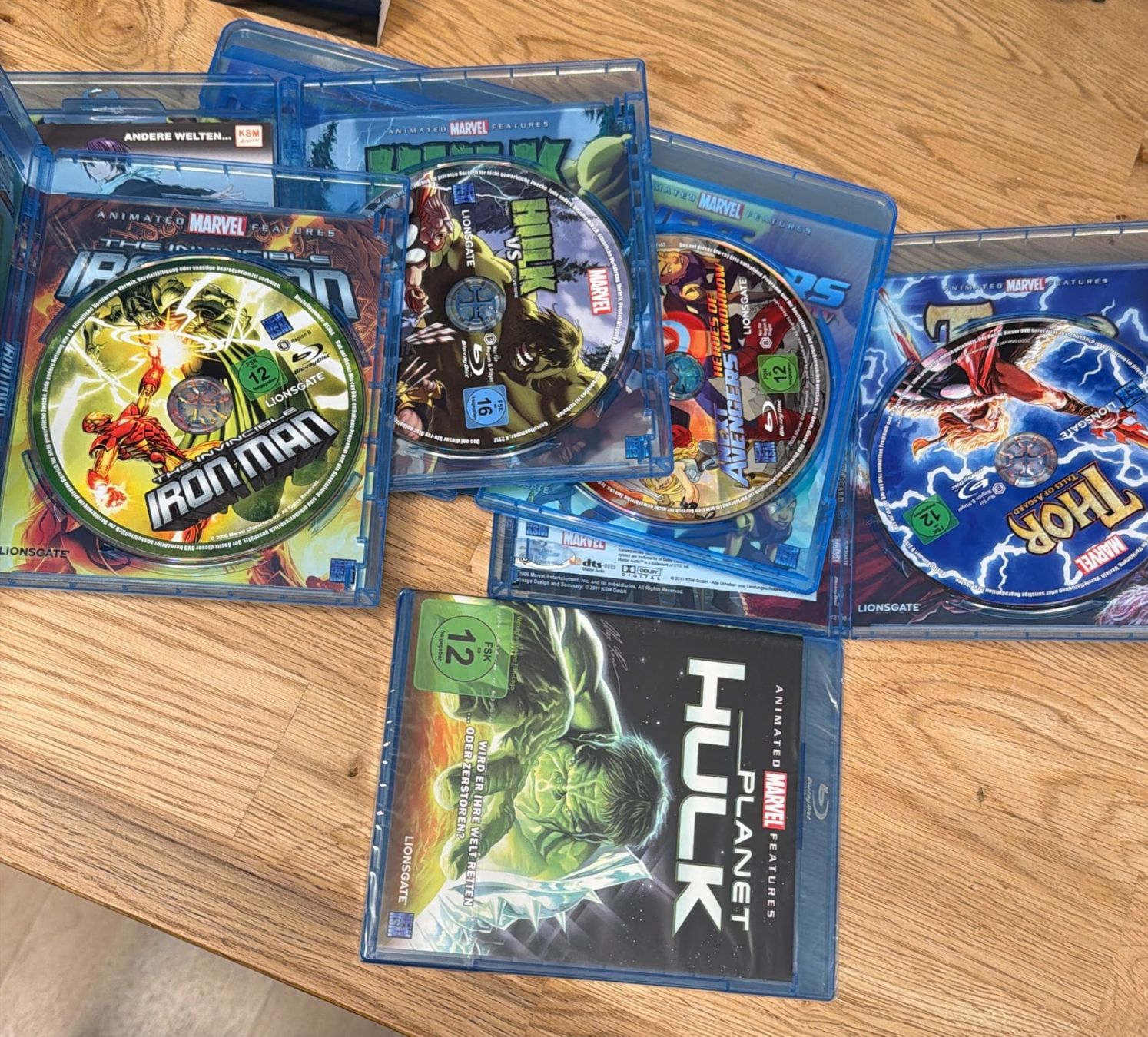 Tutti i DVDs: MARVEL ANIMATION LIMITED EDITION BLU-RAY – Usato da Zürich venduto da freioccasionen 2