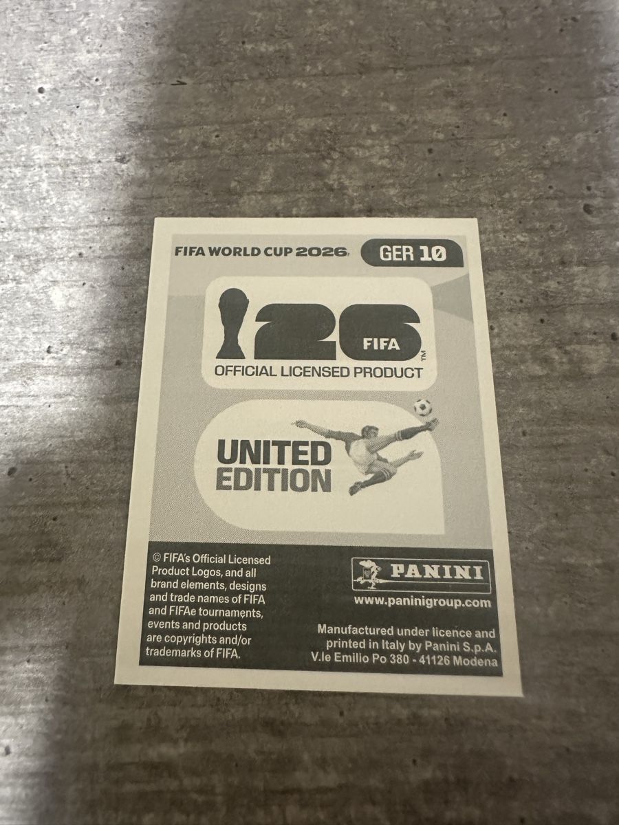 Panini Carte collezionabili: GER 10 , FIFA WORLD CUP 2026 PANINI   – Nuovo (secondo la descrizione) da Frauenfeld venduto da 1PegPeg1 1