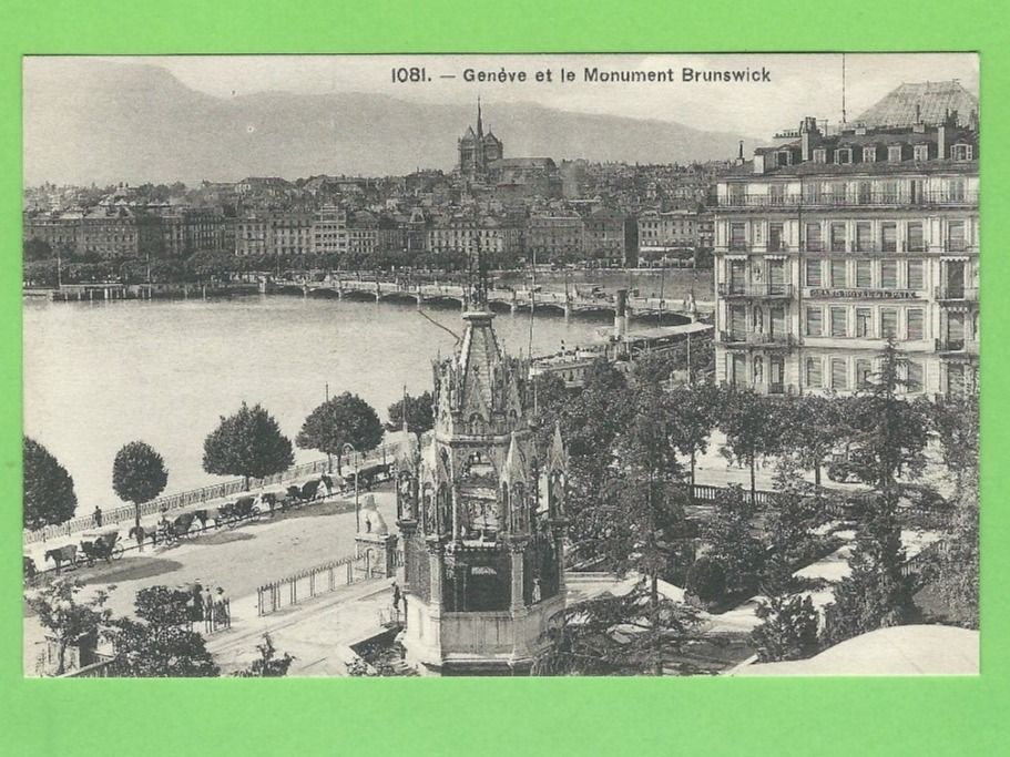Cartoline postali: Genéve et le Monument Brunswick – Nuovo (secondo la descrizione) da Zürich venduto da t24_de