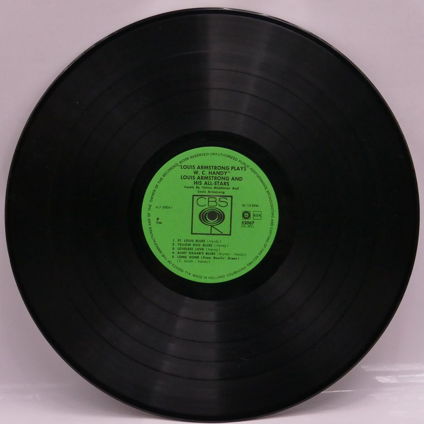 Dischi in vinile: Louis Amstrong - plays W.C. Handy – Usato da Hochdorf venduto da Sukram58 2