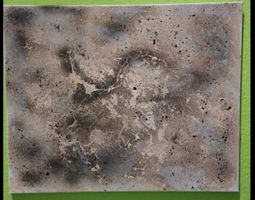 Gemälde " Schwarz Flecken" handmade 40×50