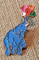 I686 - Kunst Pin Simone Erni - Circus Elefant