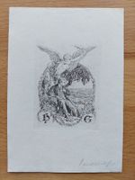 Exlibris Emil Ranzenhofer - Original Radierung signiert