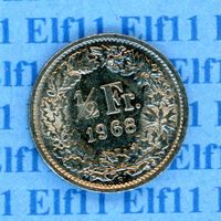 CHF___0.50 1968B -vz 50 Rappen