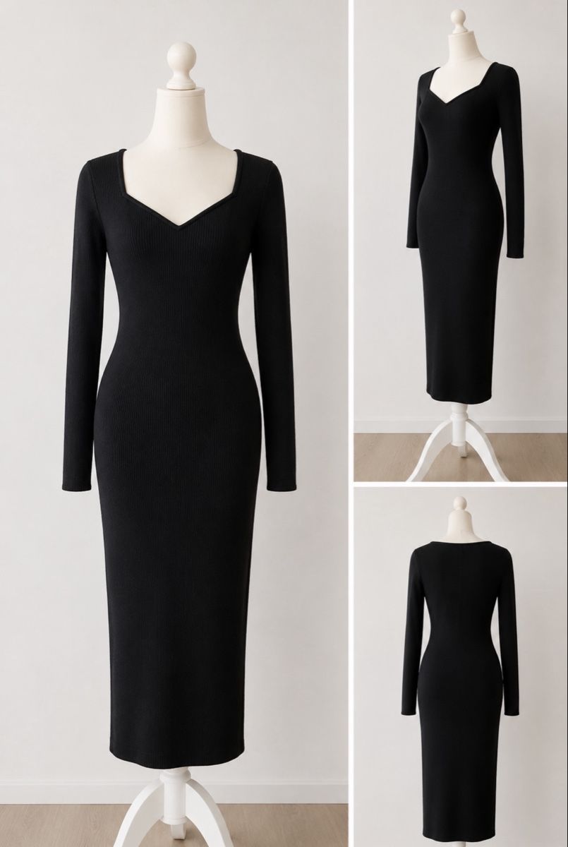 Kleider: Strickkleid langarm  Grösse S neu – Neu und originalverpackt aus Walenstadt von Vivi.90 6