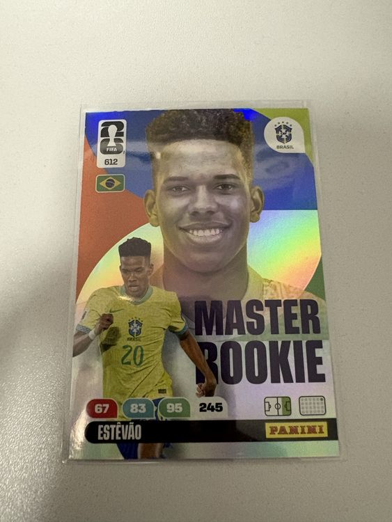 Estevao - Master Rookie Panini WM 2026 (Neu (gemäss Beschreibung)) in ...