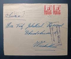 SPANIEN, ZENSURIERTER BRIEF NACH WINTETHUR 1938