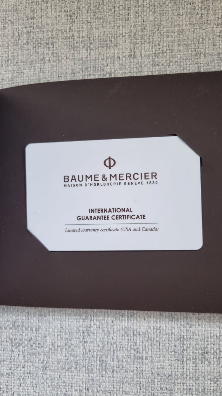 Baume & Mercier Orologi: Baume & Mercier Modell Hampton – Nuovo (secondo la descrizione) da Zürich venduto da mdiscover 6