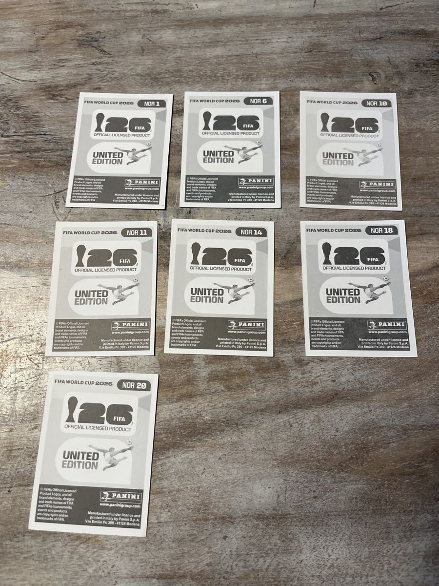 Panini Carte collezionabili: Panini WM 2026 Norwegen NOR 7 Sticker – Nuovo (secondo la descrizione) da Rudolfstetten venduto da Stern042 1
