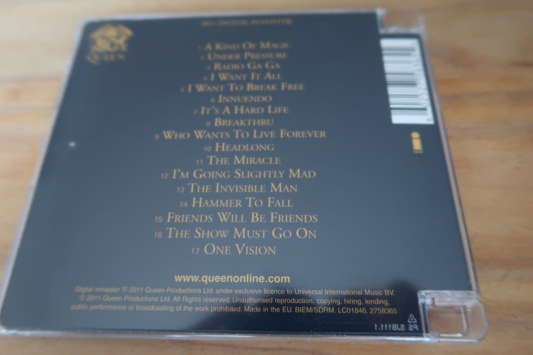 CD: QUEEN - GREATEST HITS II - DIGITALY REMASTERED - CD – Usato da Basel venduto da Patiscat 1