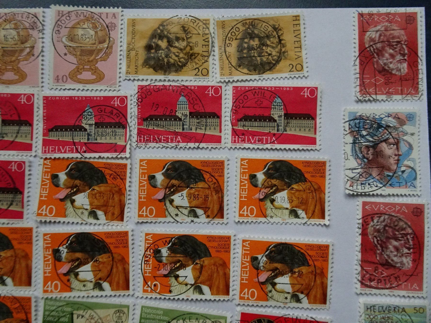 Alle Briefmarken: Vollstempel – Gebraucht aus Aadorf von Chnorli-Furz 2