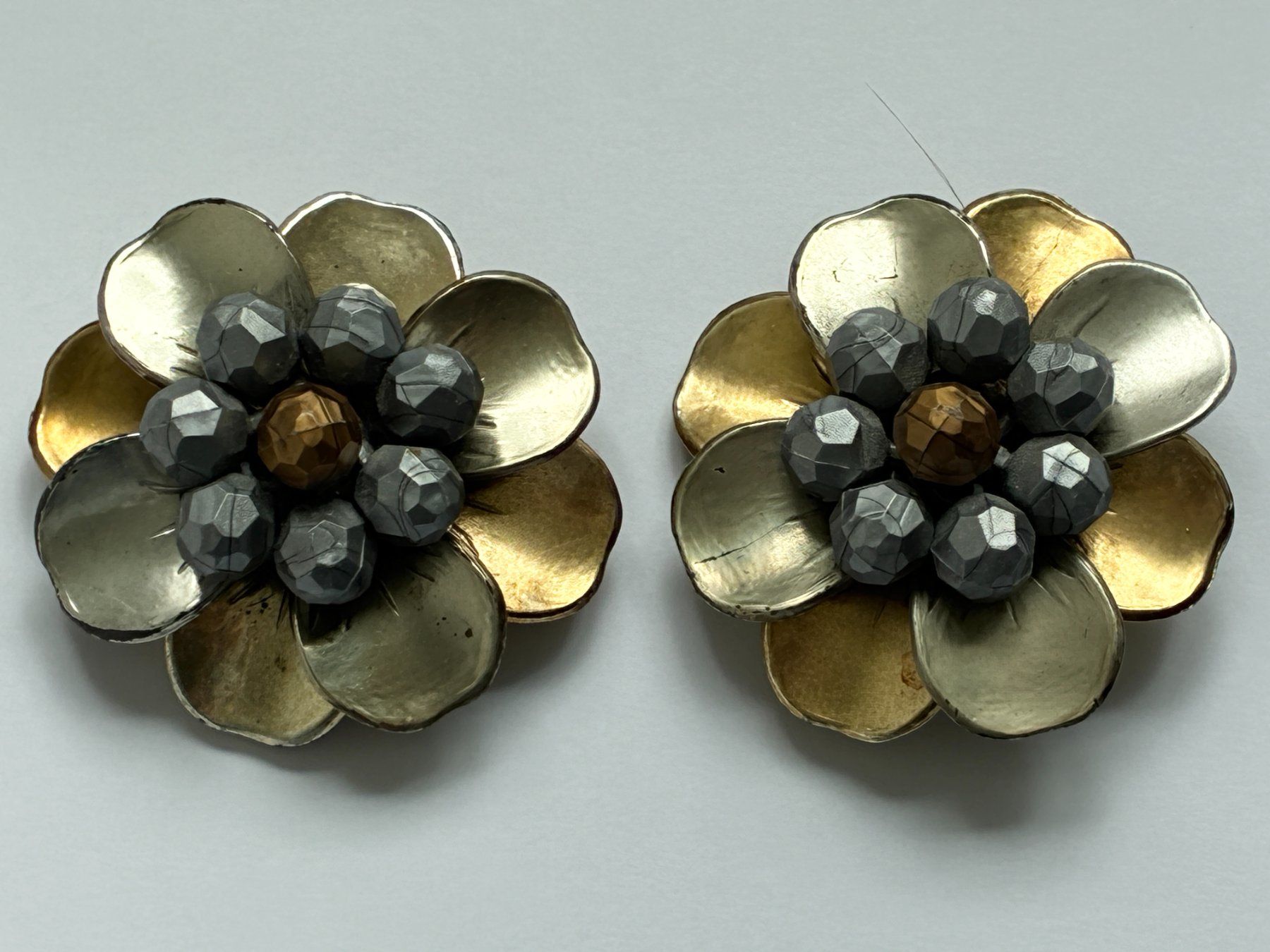 Spille & Fermagli: Vintage Schuhclip Metall in Blumenform – Usato da Kloten venduto da Nephty 3
