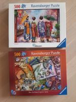 2x Puzzle 500 Ravensburger 