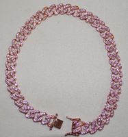***TOP*** Halskette Rosa mit Punktsteinen ***TOP***