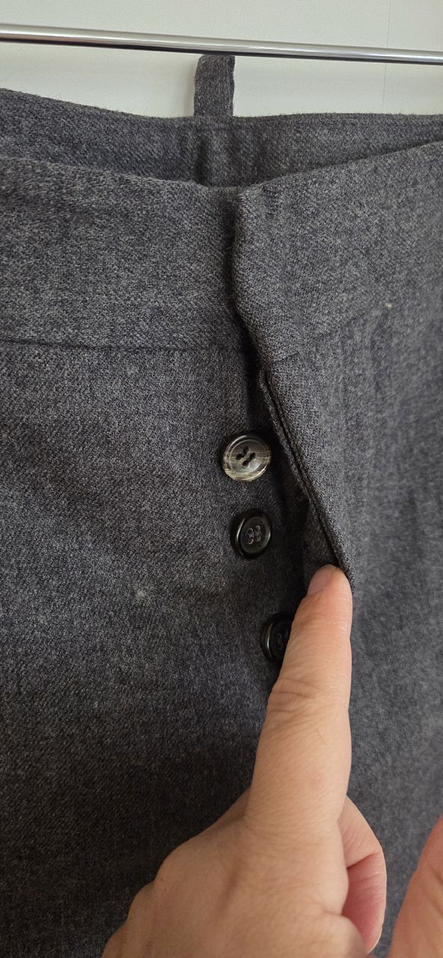 Dsquared2 Pantaloni: Dsquared2 Hose Wolle dunkelgrau Grösse 34  – Usato da Hellbühl venduto da Veci02 2