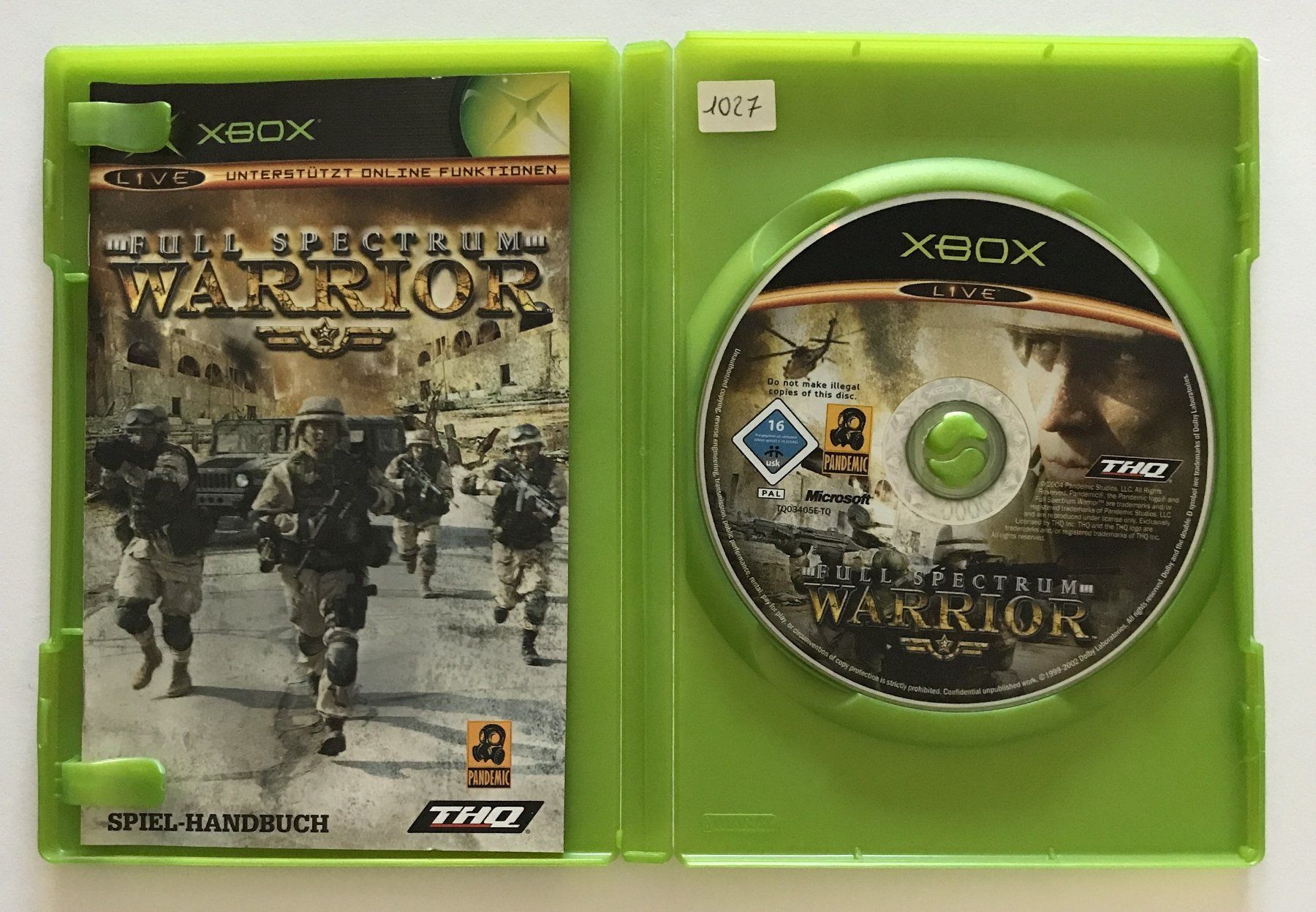 Giochi: XBOX - Full Spectrum Warrior – Usato da Allschwil venduto da Bullach 1