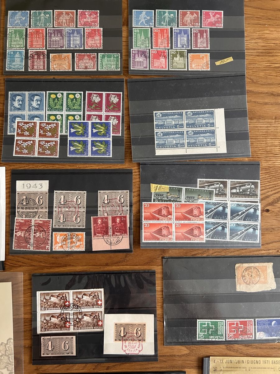 Tutti i francobolli: Briefmarken Sammlung Schweiz, Alt und Neu – Usato da Zürich venduto da jasmin011 2