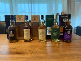 Alte Springbank Single Malt Whisky Abfüllungen aus Sammlung