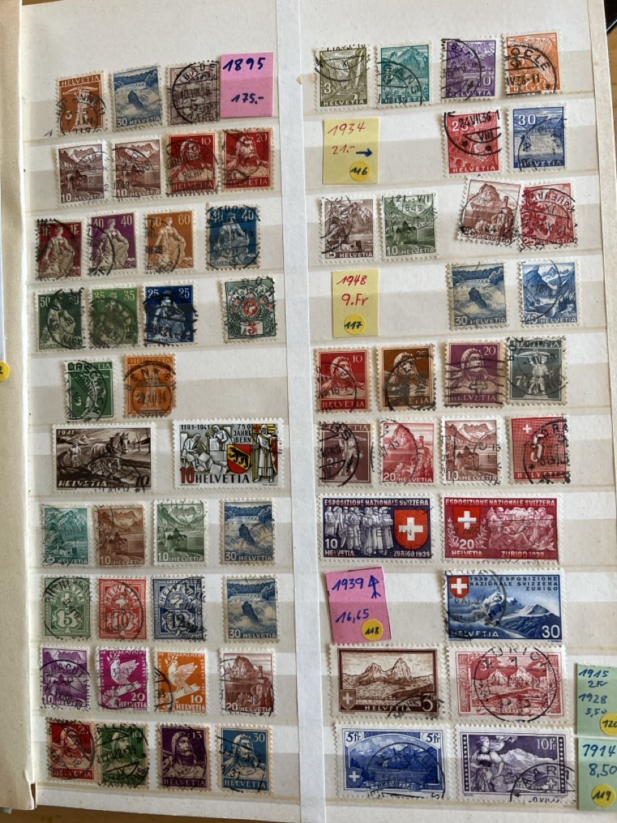 Alle Briefmarken: Briefmarkensammlung – Gebraucht aus Igis von Haupt48 3