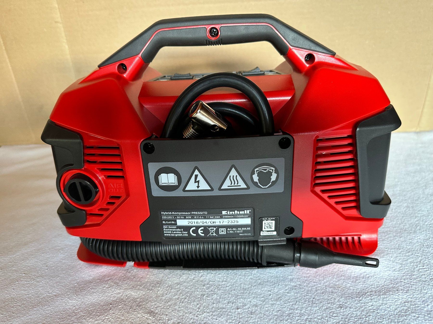 Einhell Kompressoren: Compresseur hybride Einhell – Gebraucht aus Ste-Croix von mjmg 3