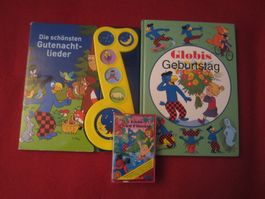 GLOBI - LOT!!! LESEN UND HÖREN!!! BÜCHER+STEREO-KASSETTE!!!