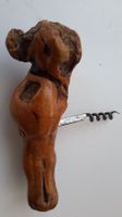 Tirebuchon CHIEN EN BOIS 16cm 145Gr Handmade SIRET France