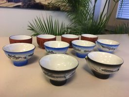 Schnapsgläser aus Japan ! total 10 Stück