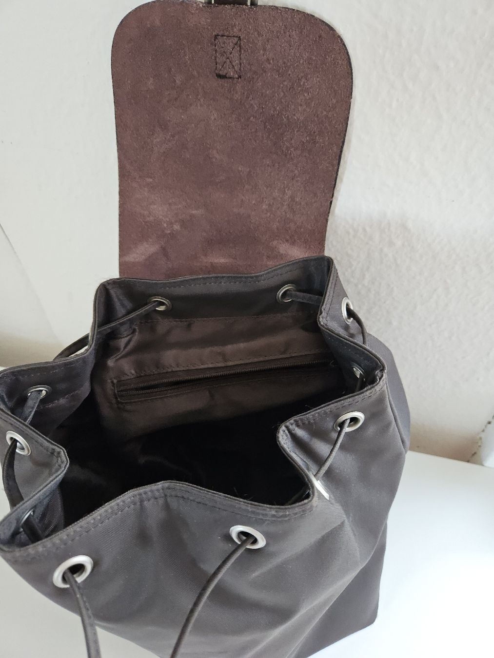 Picard Zaini: Picard Rucksack, braun Oberteil Leder – Usato da Urdorf venduto da Colina 9