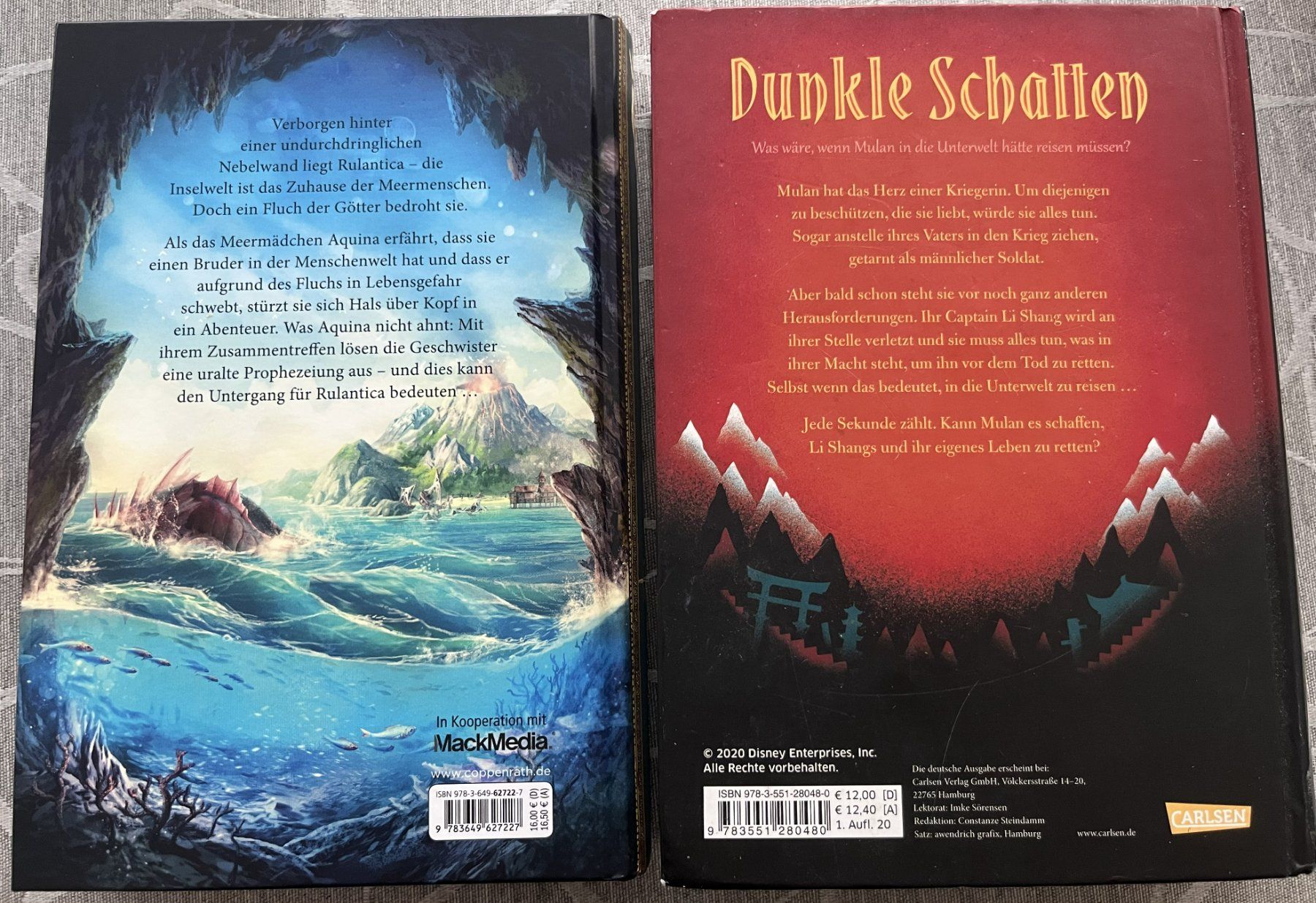 Bücher: 2 Fantasy - Bücher ("Rulantica" & "Dunkle Schatten") – Gebraucht aus Othmarsingen von Rhinos1111 1