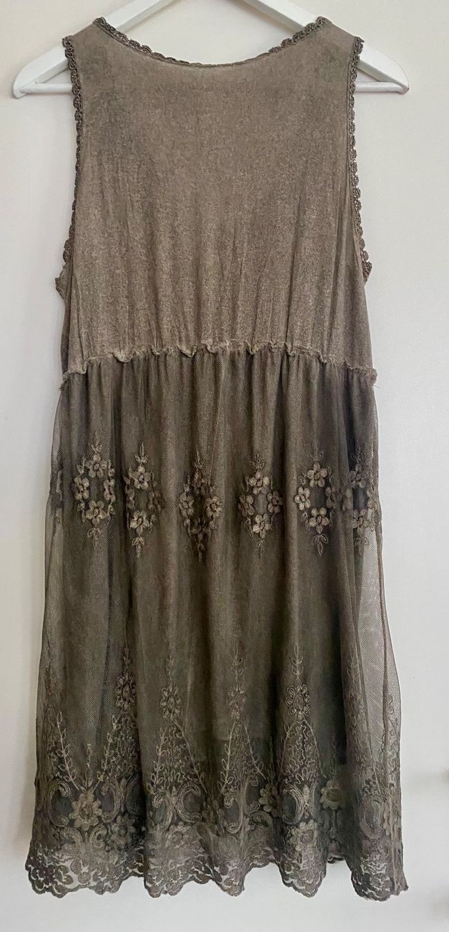 Tuniken: Tunika in Schlamm/Taupe, Gr. One Size – Gebraucht aus Zürich von Maria2021 3